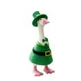 thumbnail image 2 of Sruoe Desk Goose Outfits, 7 Inch Mini St Patricks Day Bow Tie Felt with Hat Porch Goose Clothes, Desktop Goose Outfits, Costume Clothes for Table Decor, St Patricks Day Tabletop Goose Accessory, 2 of 7