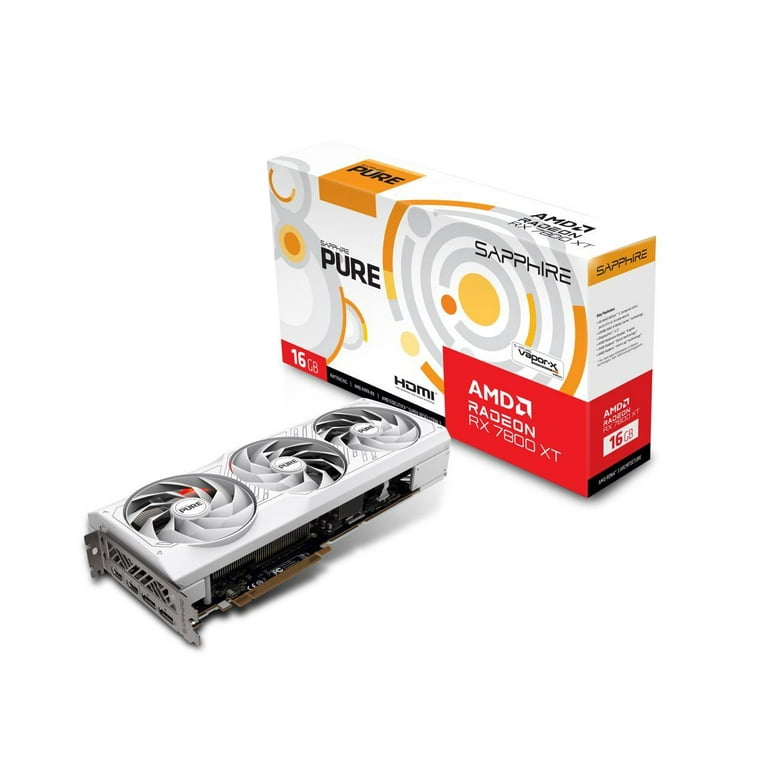 SAPPHIRE PURE Radeon RX 7800 XT 16GB GDDR6 Graphics Card SAPPHIRE PURE Radeon RX 7800 XT 16GB GDDR6 Graphics Card
