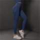 thumbnail image 5 of Gibobby Yoga leggings Pantalones de pierna sólidos con cintura ancha básica de yoga(Azul,CH), 5 of 5