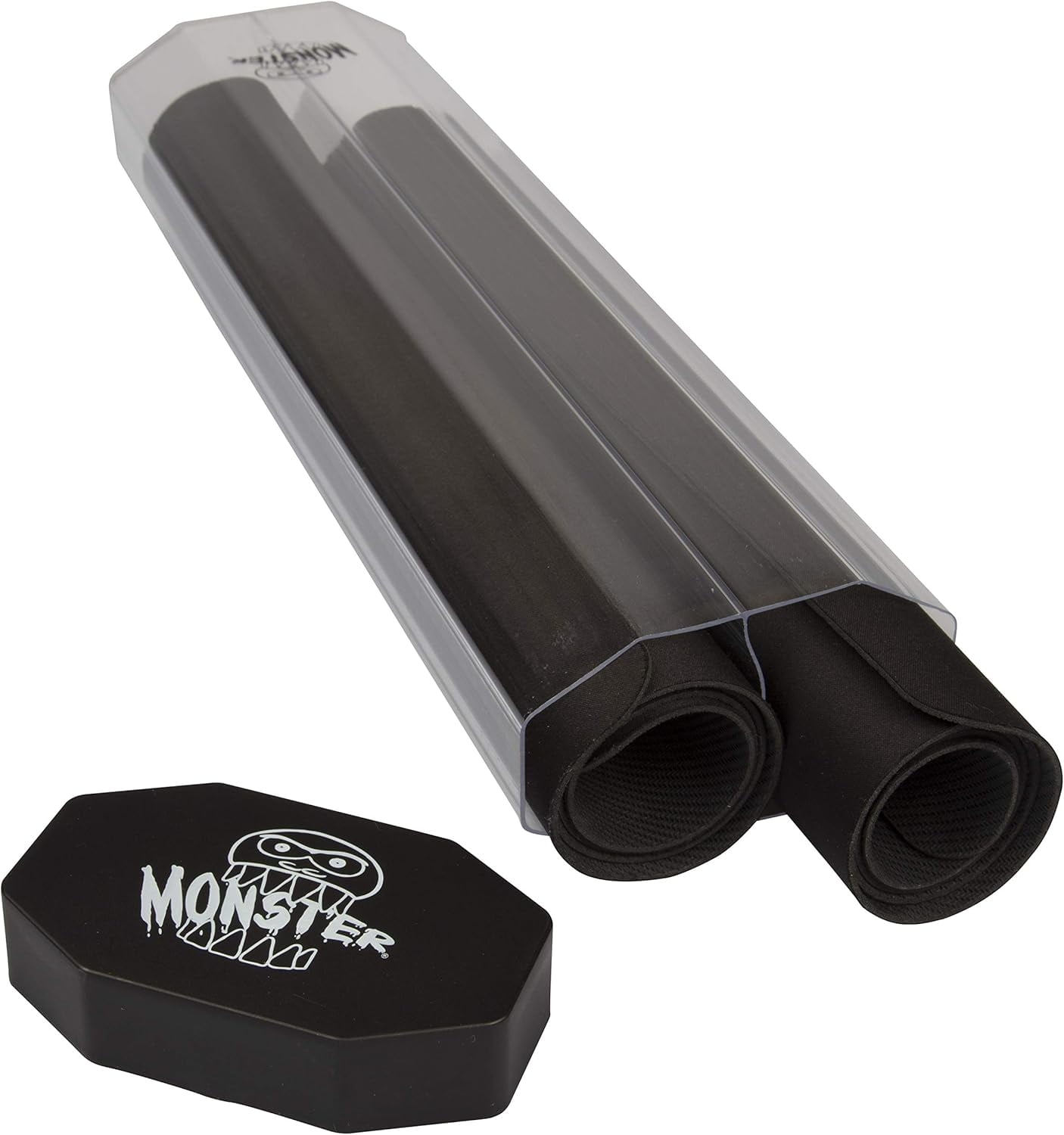 Monster Dual Game Mat Tube, Value 3 Pack - Monster Protectors Prism-Shaped Mat Case Holds Two Playmats at Once