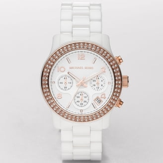 NWOT Michael Kors Watch White MK5188 Michael Kors MK5188 Runway Ceramic Women main image 2