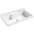 thumbnail image 7 of Kohler 21103-1HW-0 45 in. Top Mount Single Bowl Workstation Farmhouse Kitchen Sink - White, 7 of 7