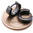 thumbnail image 3 of Katea Stainless Steel Unique Small Creole Earrings For Men Huggie Earrings, 3 of 5