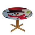 thumbnail image 3 of HAOXIT Christmas Round Tablecloth, 3 of 8