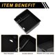 thumbnail image 4 of Bandeja organizadora del consola central Unique Bargains para Ford Focus MK4 ST/ST Line/SW/SW Active/SW Estate/Facelift 2018-2025 Plástico Negro, 4 of 6