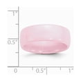 thumbnail image 2 of Ceramic Pink 8mm Polished Band Ring - Size 7, 2 of 2