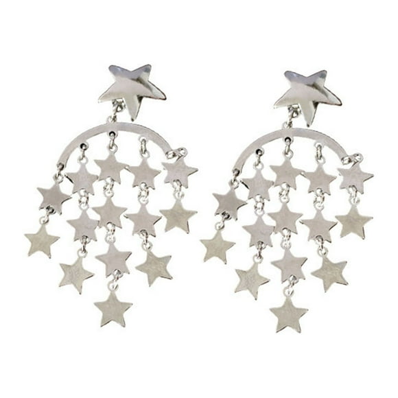 Hearth & Gear Star Tassel Earrings Female Cool Earrings Star Earrings Design Ear Side Star Earrings Light Design Stud Earrings Piercing Earrings Earrings Women Earring Large Hoop Earrings Heart Stud