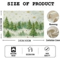 thumbnail image 5 of Snowman Cardinals Trees Christmas Placemats, 12x18 Inch Seasonal Winter Xmas Holiday Washable Table Mats Set of 4, Thanksgiving Party Kitchen Dining Decoration (Christmas Day -8, 12\u2018‘x18\u2018‘), 5 of 5