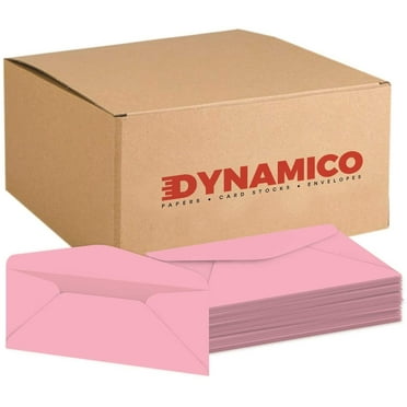Pink Pastel #10 Business Envelopes | Standard Colored Mailers for Holidays, Invoices, Bills, Letters, Office Mailings | 4 1/8 x 9 1/2 inches | 500 per Pack