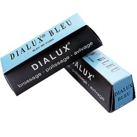 Blue Jewelry Polishing Compound Dialux Metal Polish Rouge Final Finish 2 Bars