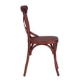 thumbnail image 3 of Chaise Arrière en Métal X Série Vintage - Rouge-Ensemble de 2, 3 of 8