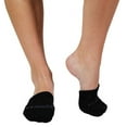 thumbnail image 3 of ZeroSock Womens Bamboo Toe Capper Socks With Grip (4 Pairs Per Box) (Women's Size 9-12, Black), 3 of 7