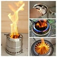 thumbnail image 5 of Outdoor Camping Wood-burning Stove Backpacking Portable Survival BBQ Panic Camping Stove, 5 of 5