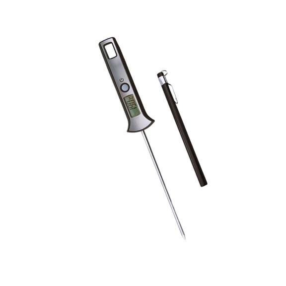 NUOLUX bbq probe thermometer Electronic Food BBQ Thermometer Grey 1Set for Meat Temperature Monitoring