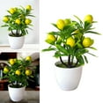 thumbnail image 4 of Sufanic Artificial Potted Flowers Fake False Plant Outdoor Yard Garden Home In Pot Decor, 4 of 6