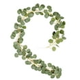 thumbnail image 2 of Guirnalda de eucalipto artificial de 1 m con hojas largas, decoración de plantas Verde, 2 of 9