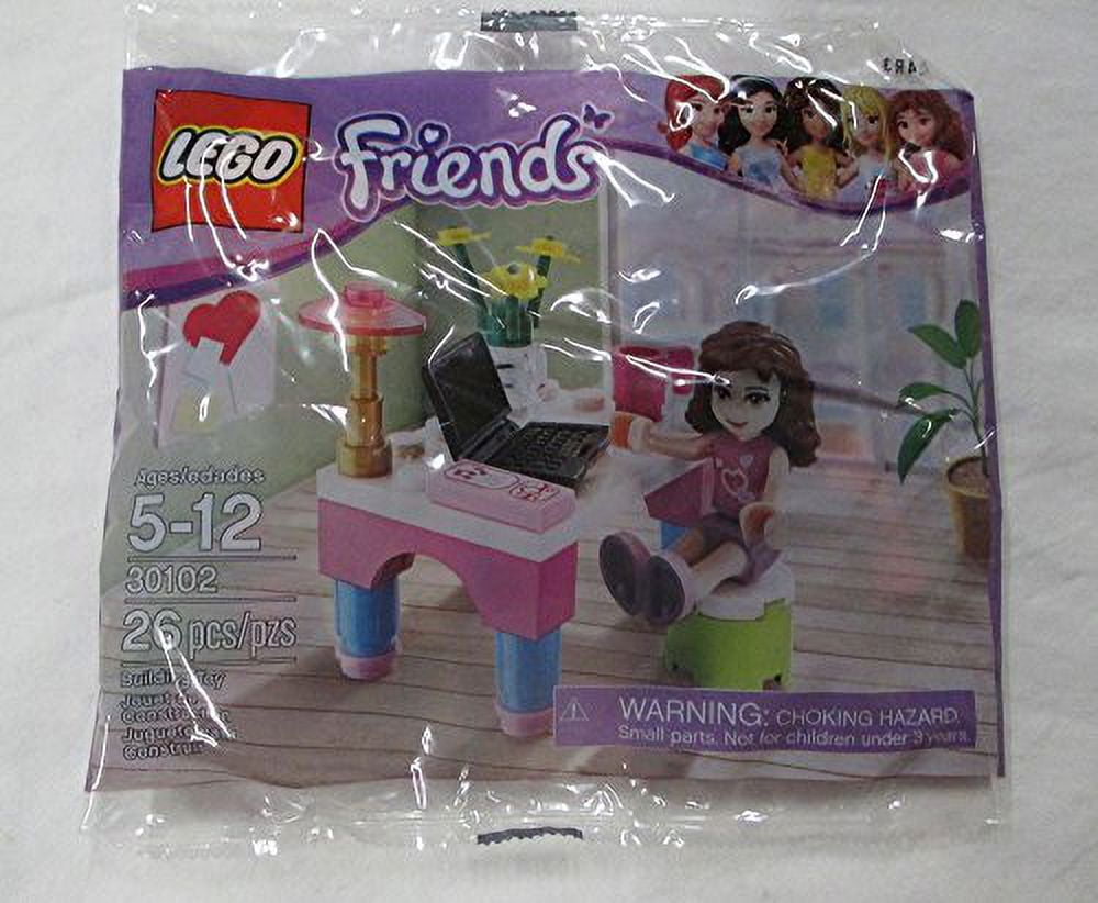 Friends Olivia's Desk Mini Set LEGO 30102 [Bagged] - Walmart.com