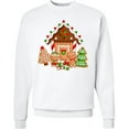 thumbnail image 2 of Inktastic Gingerbread House Christmas Adult Sweatshirt, 2 of 4