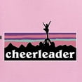 thumbnail image 5 of Wild Bobby Cheerleader Silhouette Girl Sports Women Graphic Tee, Light Pink, Large, 5 of 5