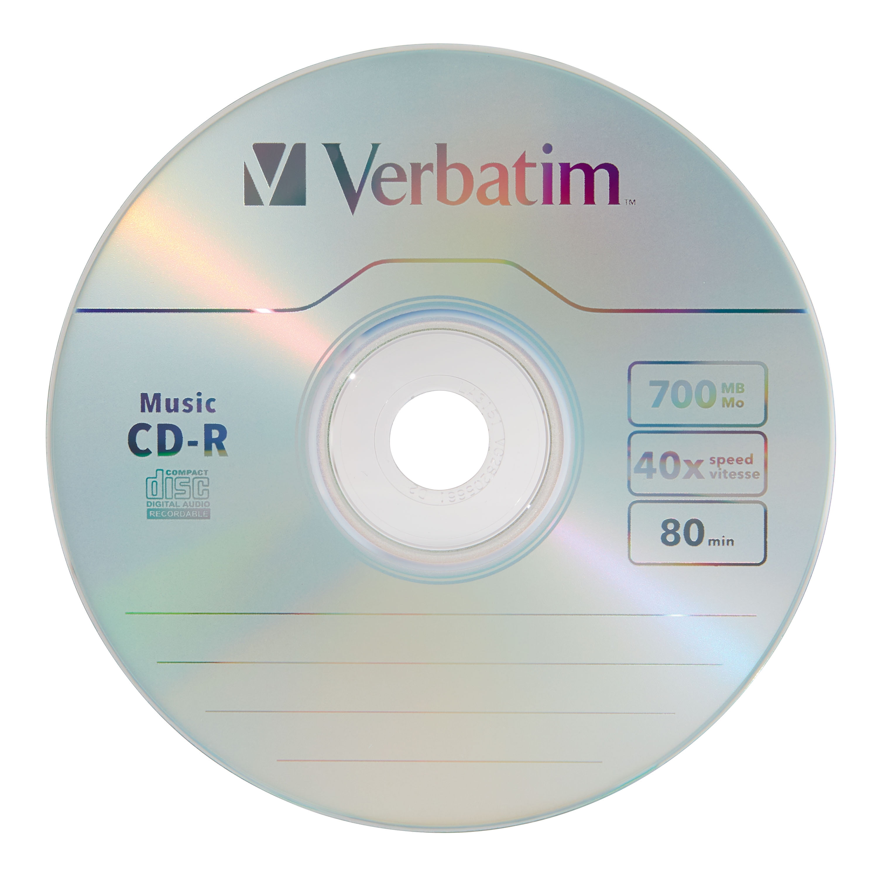 Verbatim 96155 700 MB/80 min 40x Spindle CD-R Music