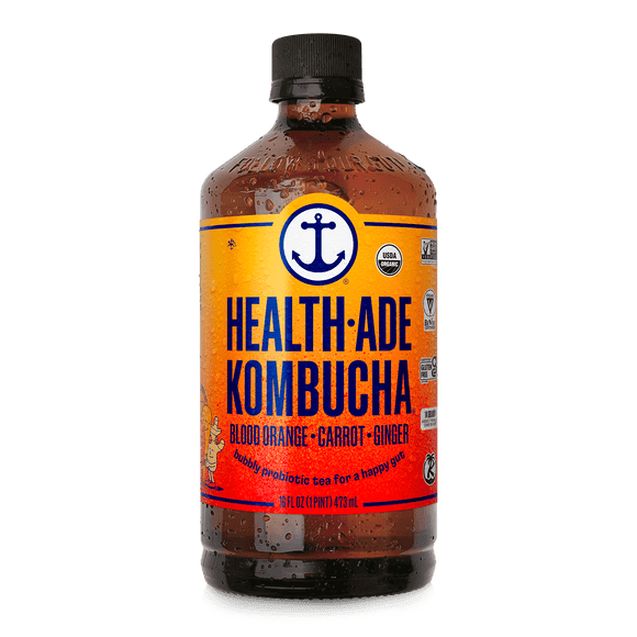ダイエットドリンク KOMBUCHA CLEANSE & Re:SET Fasting Drink Health-Ade, Ginger-Lemon Kombucha, Probiotic, Gut Healthy Acids