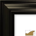 thumbnail image 1 of Craig Frames 21834700bk 11 por marco de imagen negro de 14 pulgadas, alfombra de collage de blanco único con aberturas de 2-5 por 7 pulgadas Craig Frames Ver descripción, 1 of 2