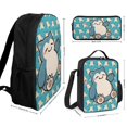 thumbnail image 2 of Sn-orlax-Cute 3pcs Set Laptop Bag Travel Hiking Camping Daypacks Lunch Bag Pencil Case, 2 of 8