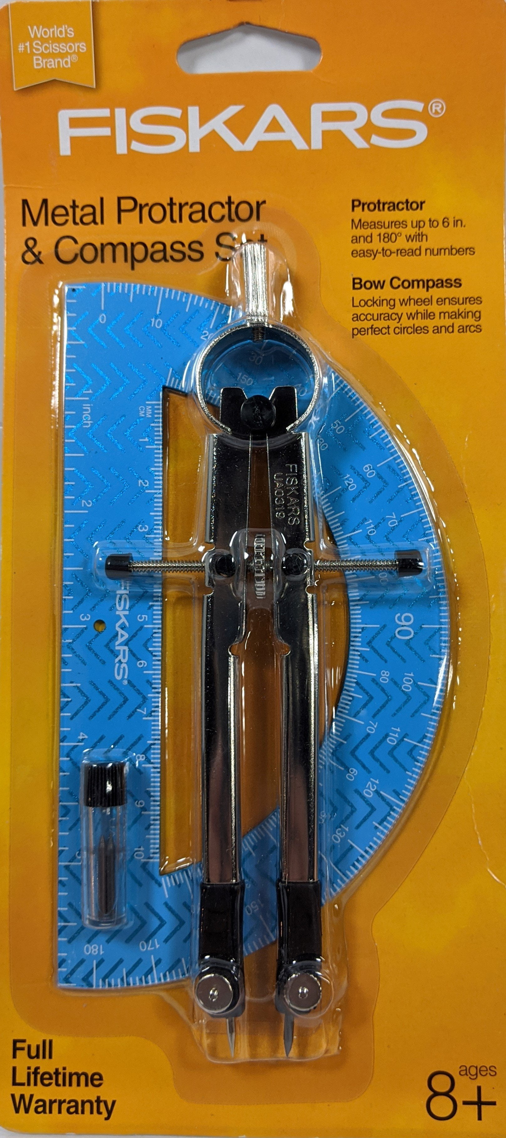 Metal Compass/Protractor Set, Available in Multiple Colors Walmart