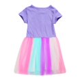 thumbnail image 3 of Super Mario Peach Princess Dress Rainbow Lace Kids Dress, 3 of 3