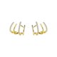 thumbnail image 1 of Pendientes con forma de garra Yashi 64510 dorado, 1 of 5