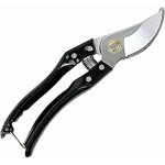 Garden Pruning Shears, Force Secateur Sharp Stainless Steel Gardening Shears, Locking Mechanism and Non-slip Handle (Black)