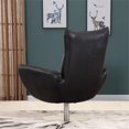 thumbnail image 6 of Titan Furnishings 22" Modern Genuine Italian Leather Lounge Chair in Black, 6 of 11