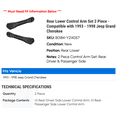 thumbnail image 2 of Rear Lower Control Arm Set 2 Piece - Compatible with 1993 - 1998 Jeep Grand Cherokee 1994 1995 1996 1997, 2 of 2