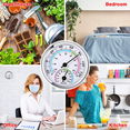 thumbnail image 5 of Indoor Outdoor Thermometer 2 in 1 Temperature Humidity Gauge Analog Hygrometer for Indoor Outdoor., 5 of 5