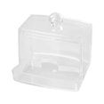 thumbnail image 1 of Almacenamiento de hisopos de algodón brillar soporte transparente caja organizador maquillaje 9,5*7, 1 of 4