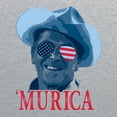 thumbnail image 3 of UGP Campus Apparel Ronald Reagan Murica Basic Cotton T-Shirt - 3X-Large - Sport Grey, 3 of 6