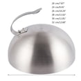 thumbnail image 3 of ZPAQI Metal Food Dome Kitchen Tool Cooking Lid Perfect for Various Cooking Methods, 3 of 16