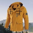 thumbnail image 2 of Ski Jacket Men Windbreaker Resistant Waterproof Parka with Hoodsnow Snowboard Coat Mountain Winter Warm Relaxed Fit Mens Jackets, 2 of 3