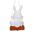 thumbnail image 4 of 4 FT Inflatable Easter Decoration  Lighted Bunny Hold Happy Easter Banner Inflatables  Cute Rabbit Blow Up Indoor Outdoor for Holiday Lawn Yard Garden Outside Decorations, 4 of 5