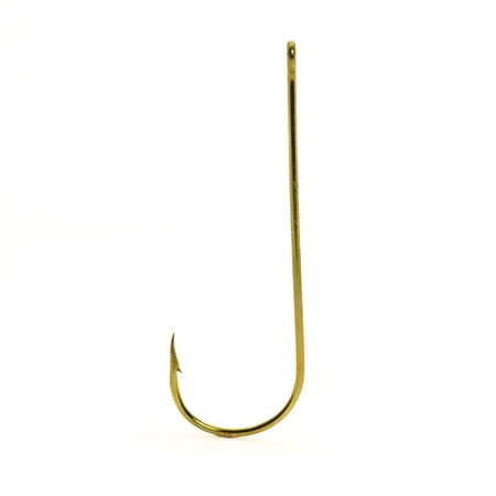 UPC: 0023534380066 | Mustad Aberdeen Extra Fine Point Bent In-Blonde Sz 1 10 Ct