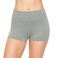 thumbnail image 3 of ALWAYS Women's Premium Super Soft Spandex Shorts Grey M, 3 of 7