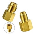 thumbnail image 1 of Adapter R410A 1/4 Sae Quick Connector To 1/2Acme/ 1/2Acme To 1/4Sae Connector R12 To R134A Adapter Gold Hvac Tools, 1 of 7