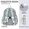 thumbnail image 5 of German Shepherd Dog and Music Backpack for School,Cute School Bag,Schoolbag with Adjustable Shoulder Straps & Padded Back,13.4"x11"x4.7", 5 of 6