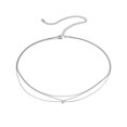thumbnail image 3 of Cinturón de cintura para mujer, elegante, para jeans y pantalones, decoración para fiestas, ajustable. Blanco, 3 of 9