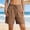 *Brown, variant on ClodeEU Women's Cotton Linen Drawstring Shorts, High Waist Wide Leg Summer Shorts, Loose Casual Beach Pants with Pockets Khaki,Women's Plus L