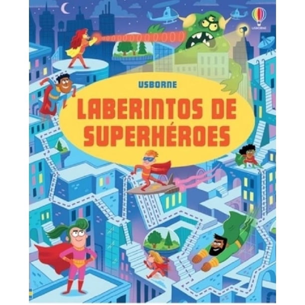 Libro Laberinto De Superheroes Tapa Dura, Autor Sam Smith, Editorial Usborne