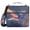 Blue Bird with Lighte Feathers, variant on 3 Ring Zipper Binder with Shoulder Strap Waterproof Trapper Keeper 2 Inch D-Ring 500 Sheets Capacity Colorful Clouds over Water