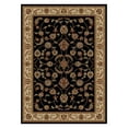 thumbnail image 2 of Radici Usa Como Area Rug 1596 Black Italian Bordered 3' 3" x 4' 11" Rectangle, 2 of 2