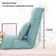 thumbnail image 2 of Foldable Floor Lazy Sofa with Pillow, Indoor Chaise Lounger with 5 Adjustable Positions, Adjustable Back Support, Video Gaming Chair for Home, Office, Reading, Watch,/Yellow a-One Size, 2 of 8