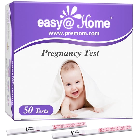 Easy Home Pregnancy Test Strips - 50 Count, Accurate & Fast Results